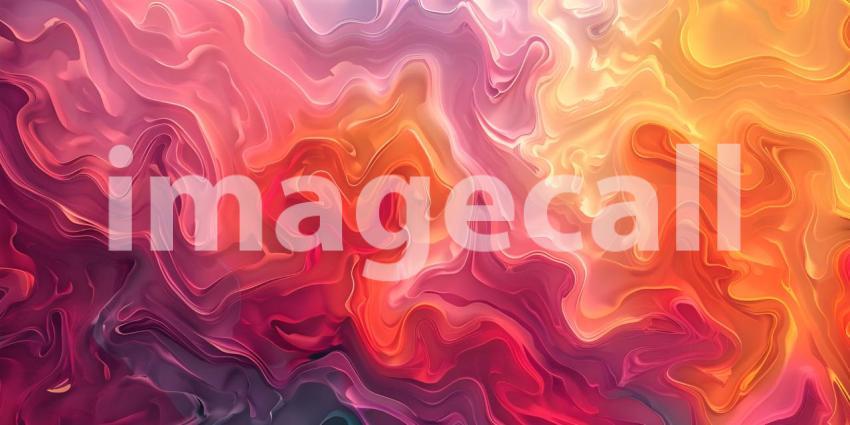 Vibrant Abstract Digital Waves, Colorful Dynamic Wave Pattern, Digital Wavy Spectrum Background - Ai Generated