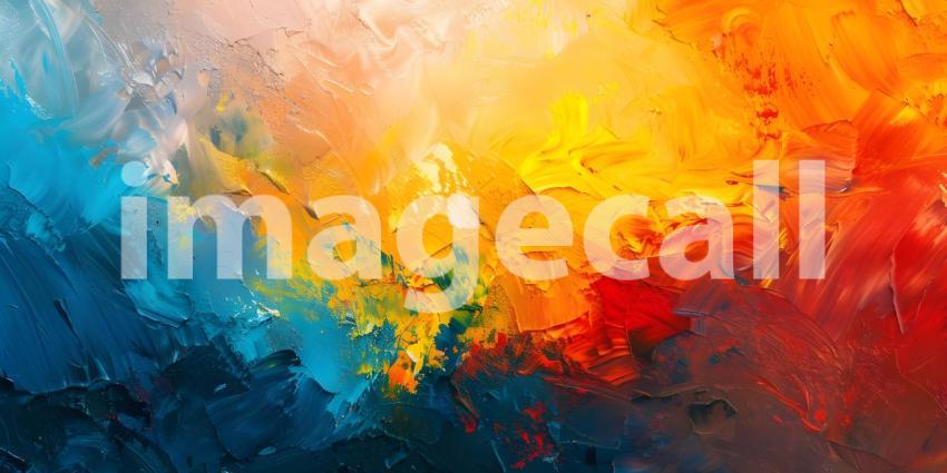 Abstract Rough Art: Painterly Texture Background, Expressive Artistry: Rough Painting Texture - Ai Generated