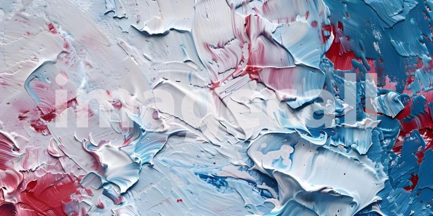 Abstract Rough Art: Painterly Texture Background, Expressive Artistry: Rough Painting Texture - Ai Generated