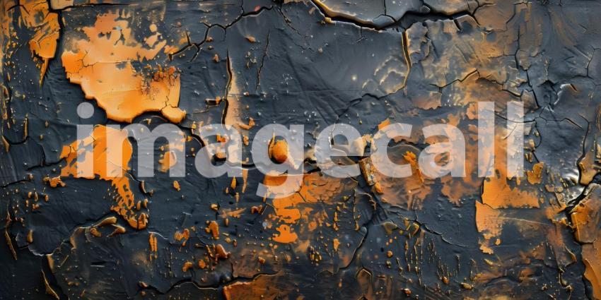 Abstract Rough Art: Painterly Texture Background, Expressive Artistry: Rough Painting Texture - Ai Generated