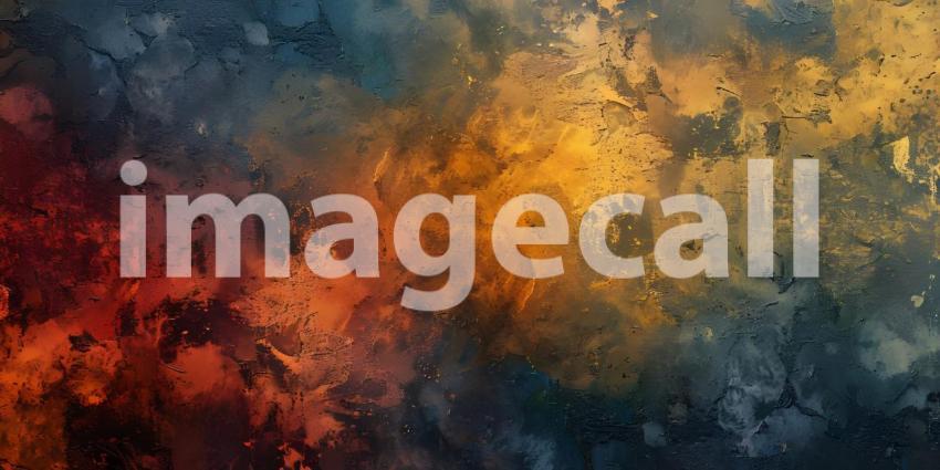 Abstract Rough Art: Painterly Texture Background, Expressive Artistry: Rough Painting Texture - Ai Generated