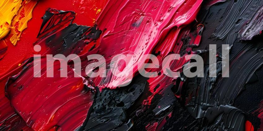 Abstract Rough Art: Painterly Texture Background, Expressive Artistry: Rough Painting Texture - Ai Generated