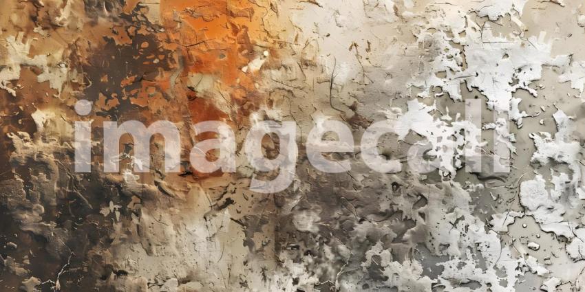 Abstract Rough Art: Painterly Texture Background, Expressive Artistry: Rough Painting Texture - Ai Generated