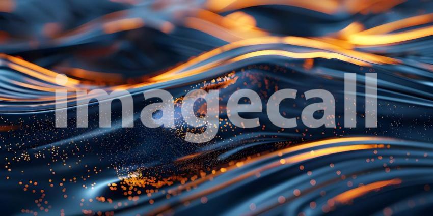 Futuristic Abstract Digital Art, Dynamic Digital Abstract Design, Contemporary Digital Artwork - Ai Generated