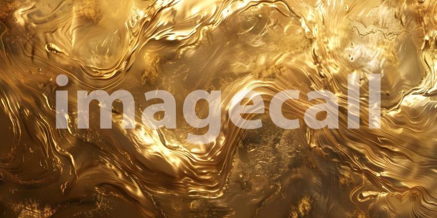 Contemporary Gold Brushed Texture, Sleek Modern Metallic Background, Stylish Brushed Gold Surface - Ai Generated