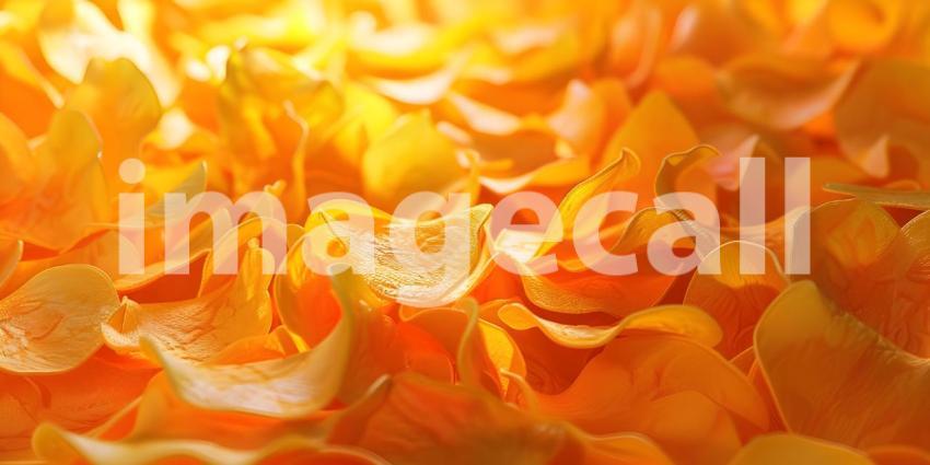 Crispy potato chips background - Ai Generated