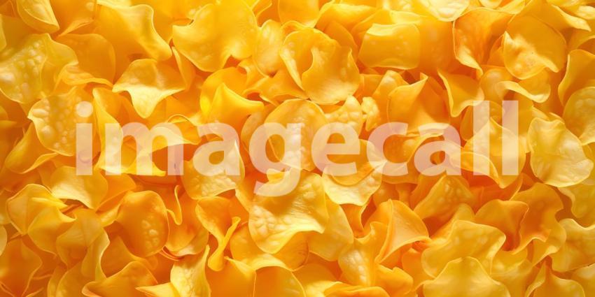 Crispy potato chips background - Ai Generated