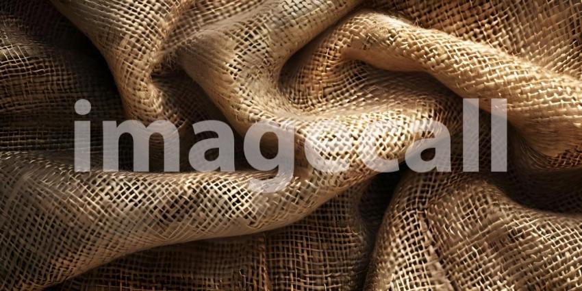 Textured Fabric Canvas Backdrop, Woven Cloth Material Background, Textile Canvas Texture Design - Ai Generated