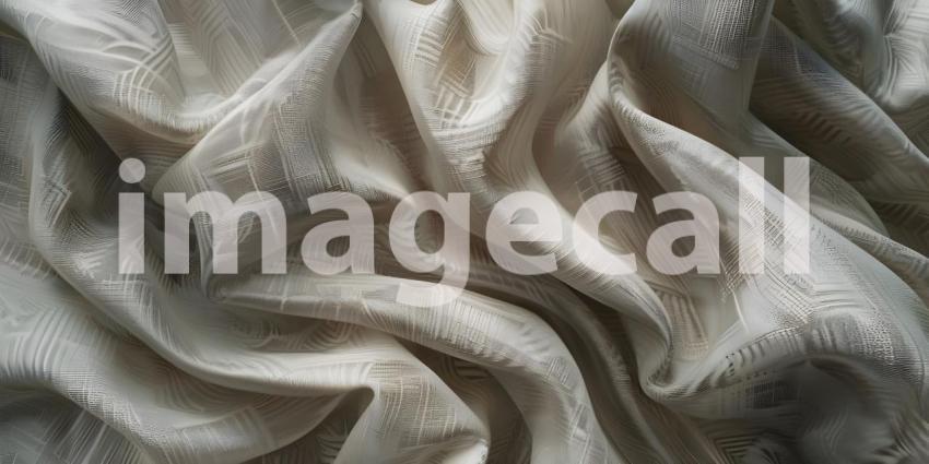 Textured Fabric Canvas Backdrop, Woven Cloth Material Background, Textile Canvas Texture Design - Ai Generated