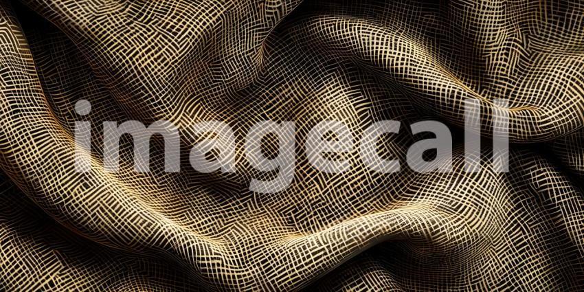 Textured Fabric Canvas Backdrop, Woven Cloth Material Background, Textile Canvas Texture Design - Ai Generated