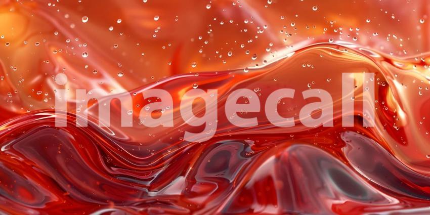 Dynamic Colorful Fluid Artistry Background, Vivid Abstract Liquid Patterns, Chromatic Flowing Abstract - Ai Generated
