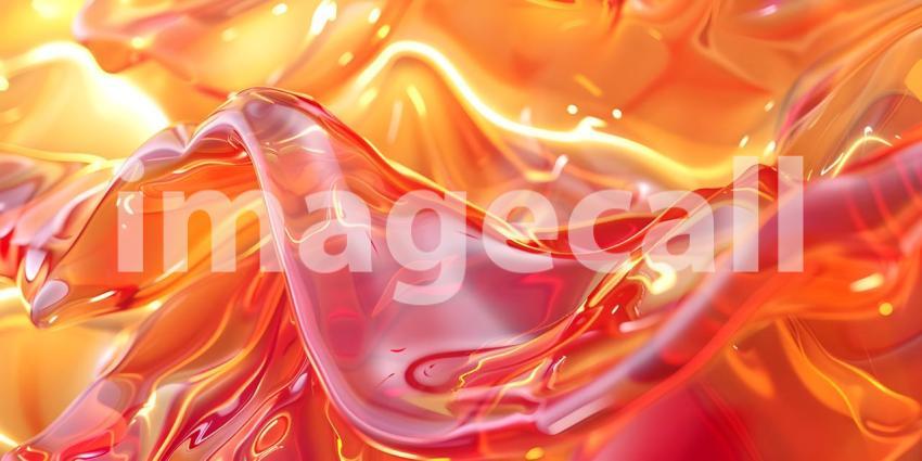 Dynamic Colorful Fluid Artistry Background, Vivid Abstract Liquid Patterns, Chromatic Flowing Abstract - Ai Generated