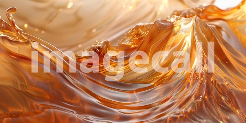 Dynamic Colorful Fluid Artistry Background, Vivid Abstract Liquid Patterns, Chromatic Flowing Abstract - Ai Generated