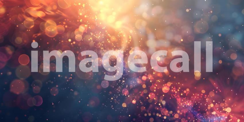 Vibrant Fireworks Display Scene, Colorful Firework Burst Backdrop, Dynamic Firework Celebration Background - Ai Generated