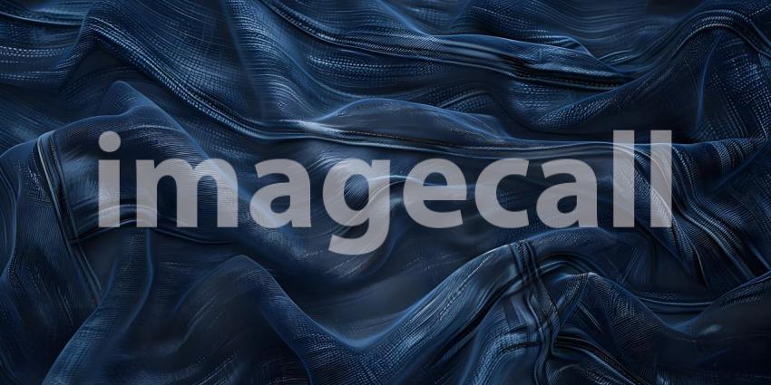 Classic Denim Jeans Texture Background, Vintage Denim Fabric Pattern, Blue Denim Jeans Material - Ai Generated