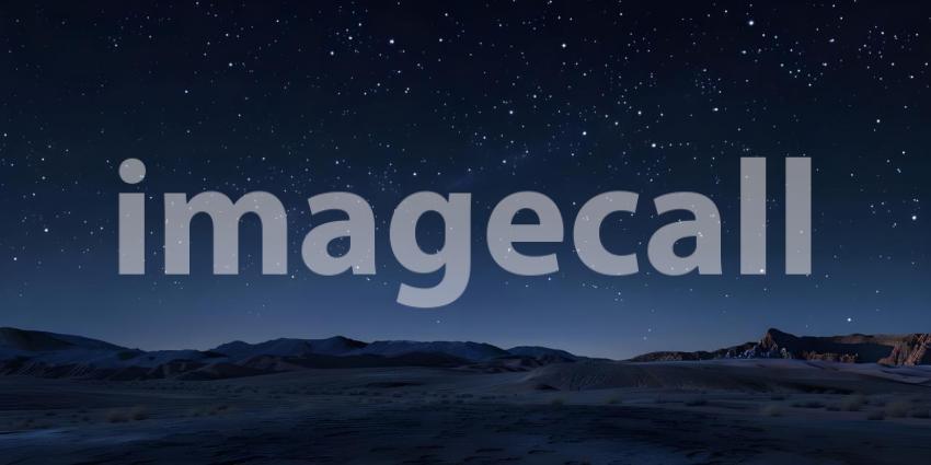 Desert at night stars in sky background - Ai generated