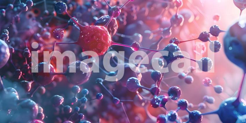 Molecular structures of different dyes and pigments demonstrating the extensive research background - Ai Generated