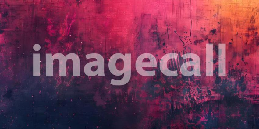 Bold Vibrant Grunge Texture Background, Dynamic Grainy Abstract Background, Vibrant Grainy Grunge Background - Ai Generated