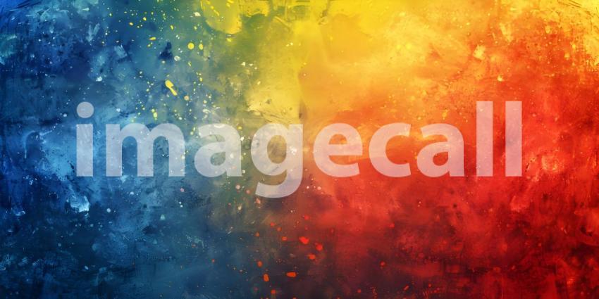 Bold Vibrant Grunge Texture Background, Dynamic Grainy Abstract Background, Vibrant Grainy Grunge Background - Ai Generated