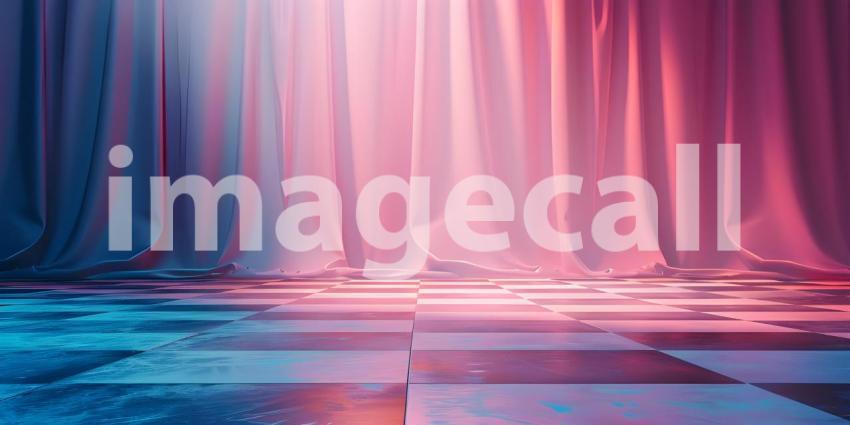 Abstract Stage Floor Backdrop, Room Stage Backdrop Abstract - Ai Generated