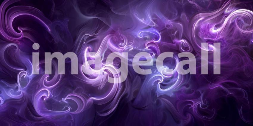 Enigmatic Purple Swirls Background, Mysterious Dark Purple Swirls - Ai Generated