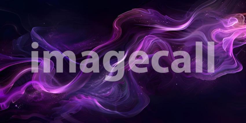 Enigmatic Purple Swirls Background, Mysterious Dark Purple Swirls - Ai Generated