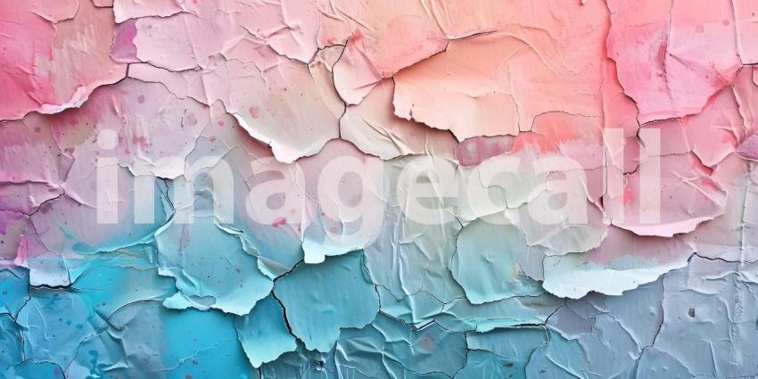 Torn Grunge Ripped Pastel Paper background - Ai Generated