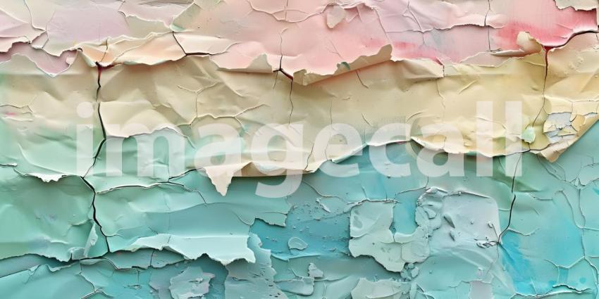 Torn Grunge Ripped Pastel Paper background - Ai Generated
