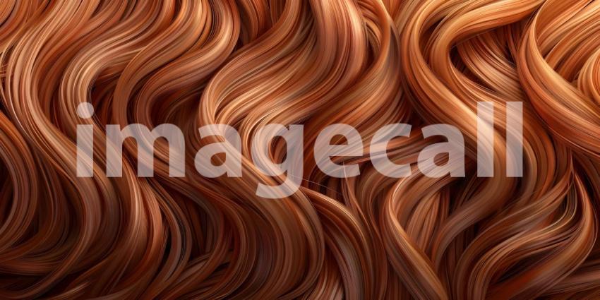 Beautiful Wavy Hair Background, Background Featuring Beautiful Tangle Wavy Hair - Ai Generated