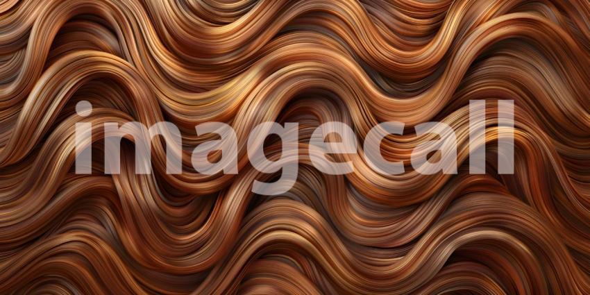 Beautiful Wavy Hair Background, Background Featuring Beautiful Tangle Wavy Hair - Ai Generated