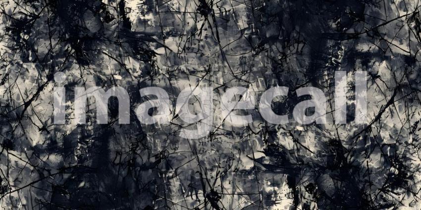 Chaotic ink pen or marker scribble texture background - Ai Generated