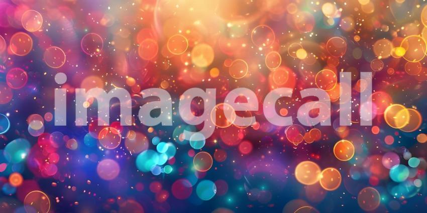 Colorful Celebration Background, Celebration Background Bursting with Color Balloons - Ai Generated