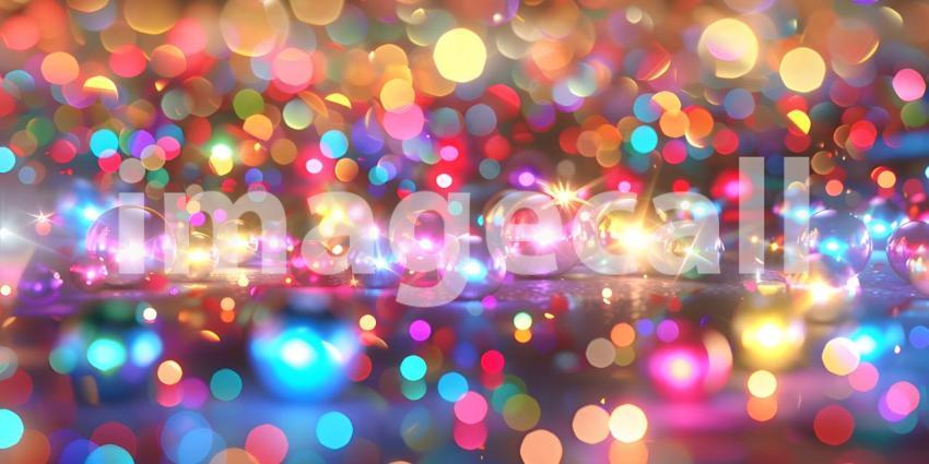 Colorful Celebration Background, Celebration Background Bursting with Color Balloons - Ai Generated