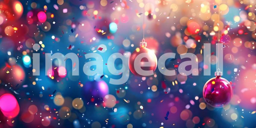 Colorful Celebration Background, Celebration Background Bursting with Color Balloons - Ai Generated