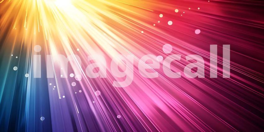 Colorful ray beam background - Ai Generated
