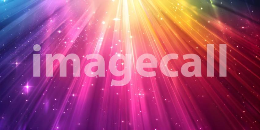 Colorful ray beam background - Ai Generated