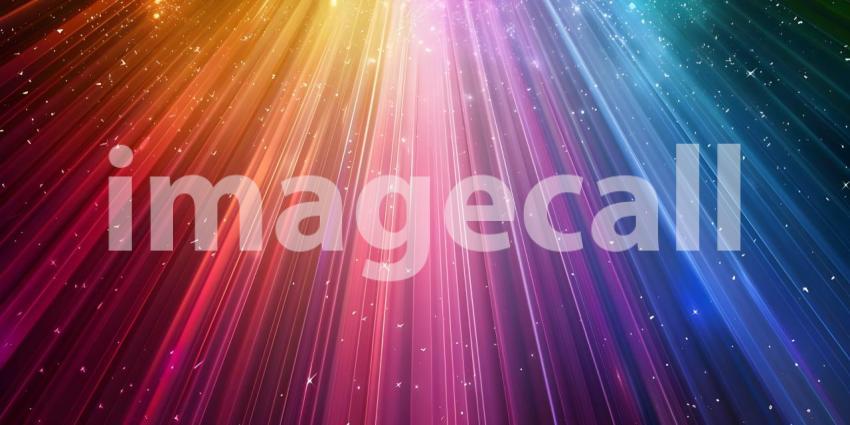 Colorful ray beam background - Ai Generated