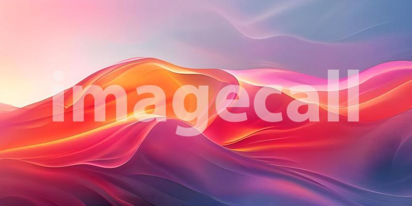 Abstract Colorful Wavy background with spectrum - Ai Generated