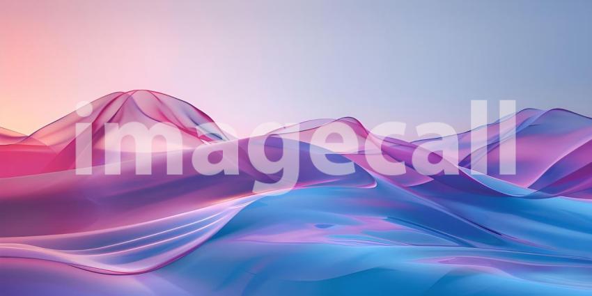 Abstract Colorful Wavy background with spectrum - Ai Generated