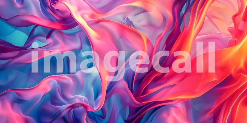 Abstract Colorful Wavy background with spectrum - Ai Generated