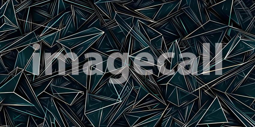 Scattered Geometric Line Shapes Abstract background - Ai Generated