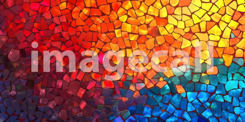 Abstract multicolored saturated bright art background in the for