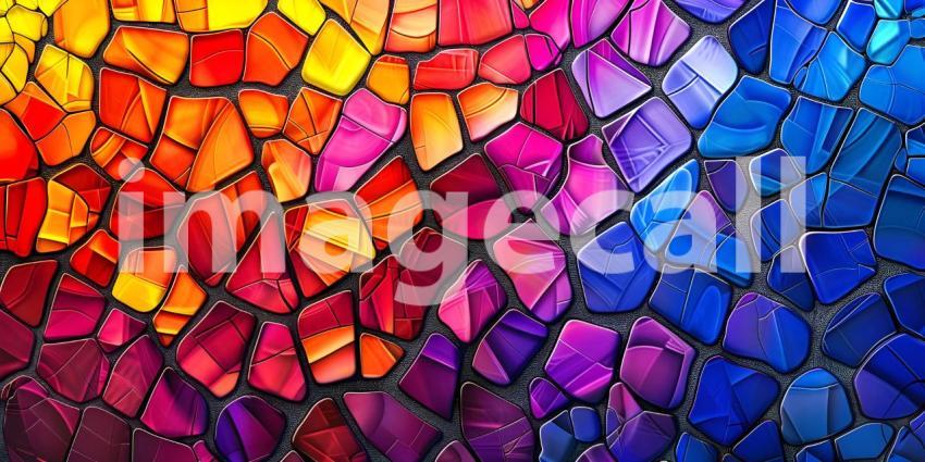 Abstract multicolored saturated bright art background in the for