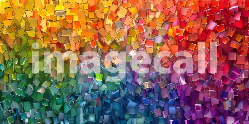 Abstract multicolored saturated bright art background in the for