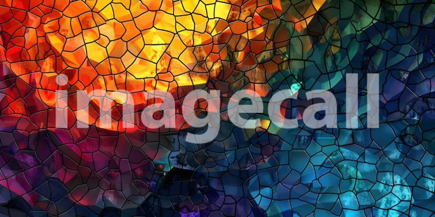 Abstract multicolored saturated bright art background in the for