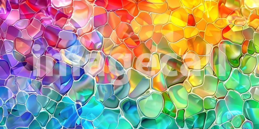 Abstract multicolored saturated bright art background in the for