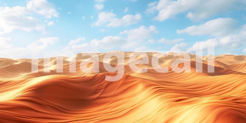 Beautiful Desert sand dune background - Ai Generated