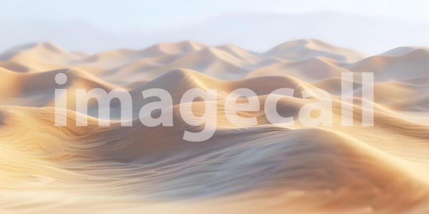 Beautiful Desert sand dune background - Ai Generated