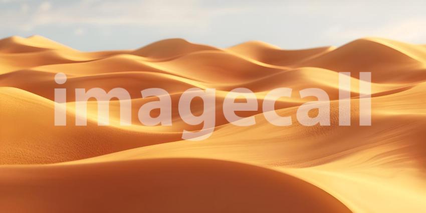 Beautiful Desert sand dune background - Ai Generated