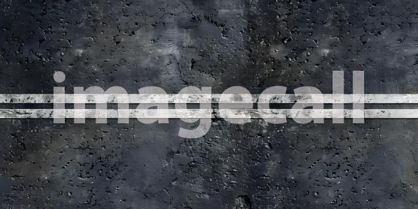Black asphalt road with white dividing lines background - Ai Gen